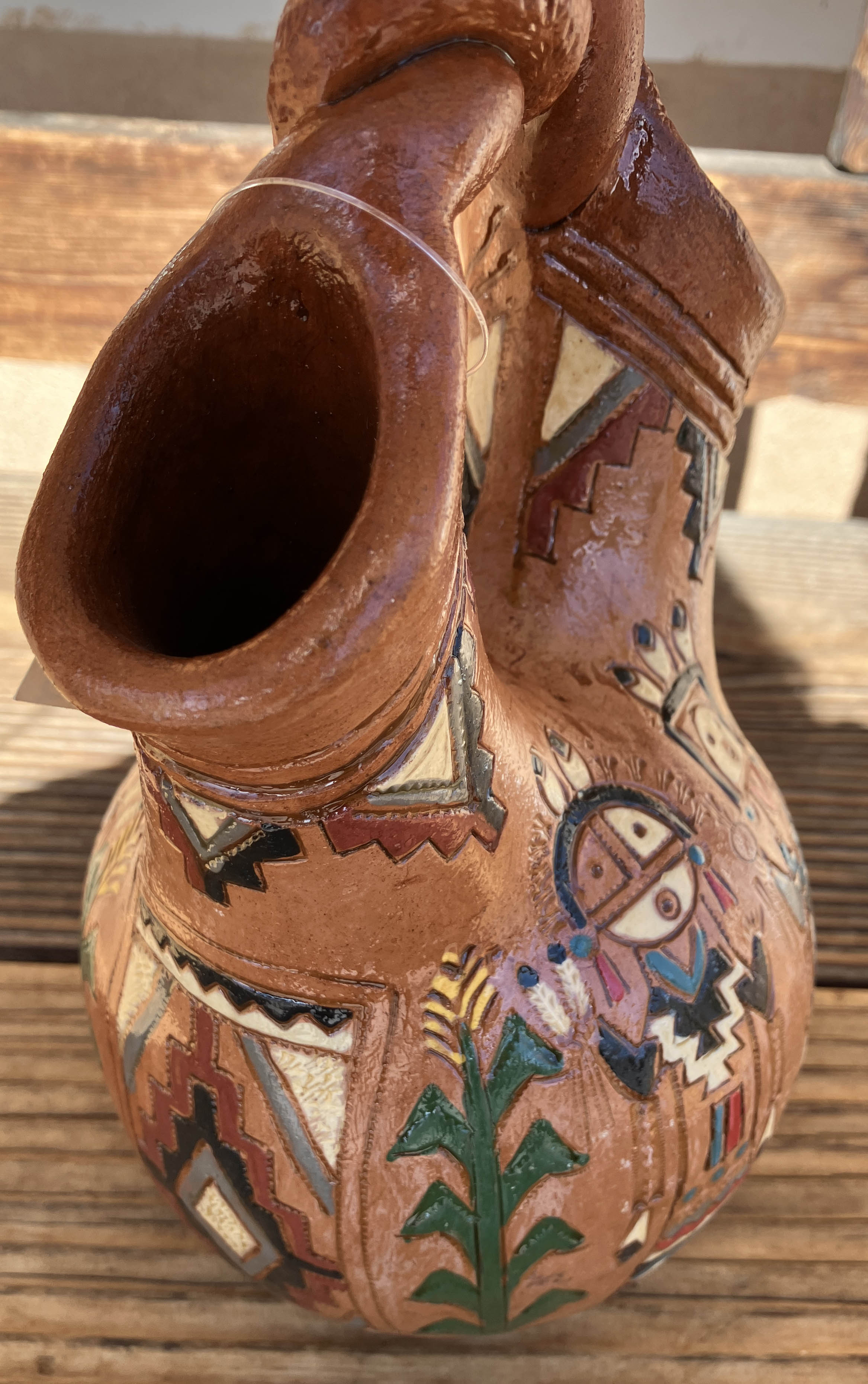 Irene and Ken White | Navajo Wedding Vase | Penfield Gallery of Indian Arts | Albuquerque, New Mexico